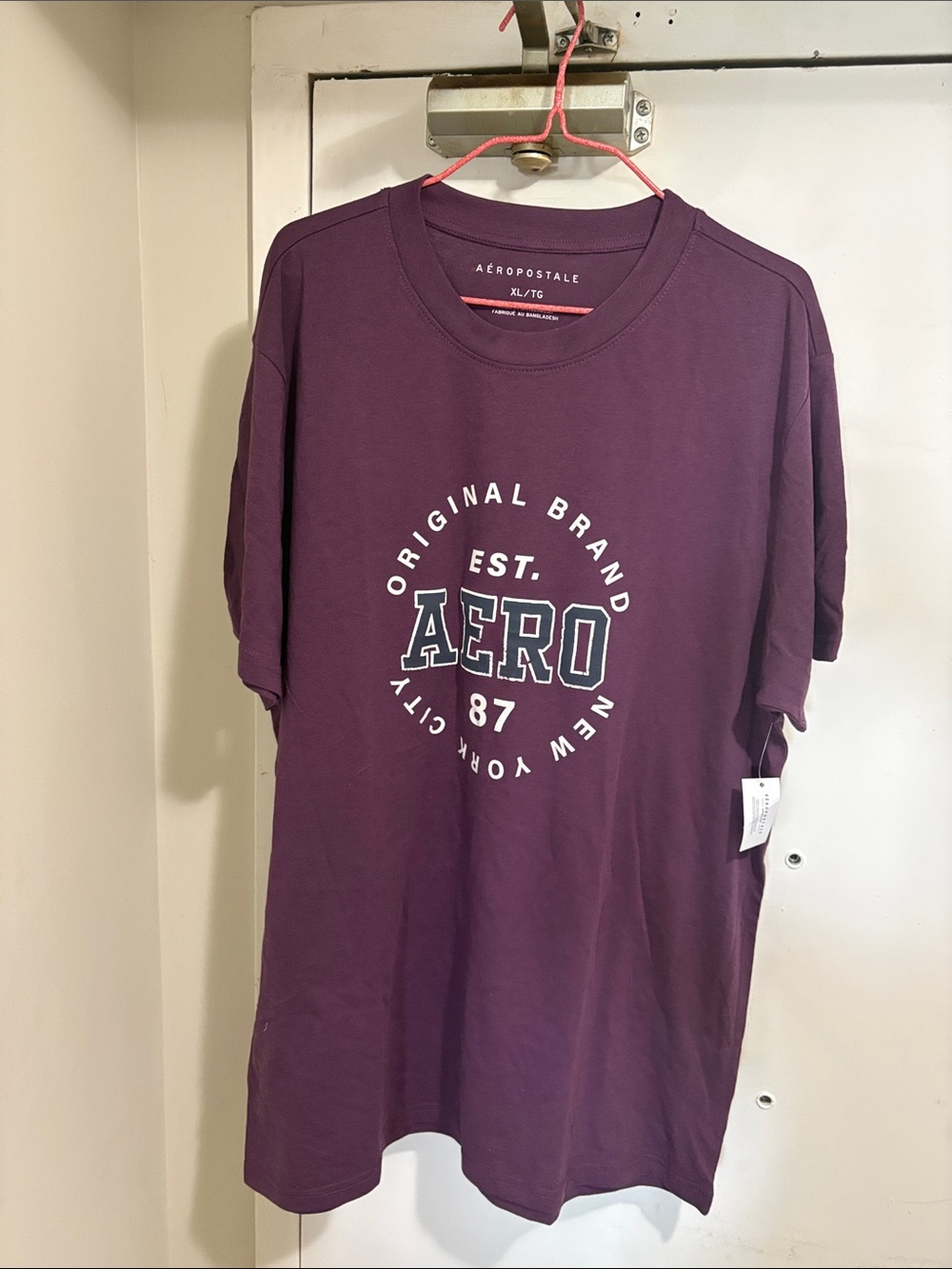 Aeropostale Men’s Deep Purple AERO Graphic Tee